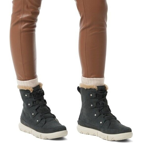 Sorel Women's Explorer Next Joan Waterproof Insulated Boot - Grill/Fawn NWB 6.5 - Picture 4 of 16